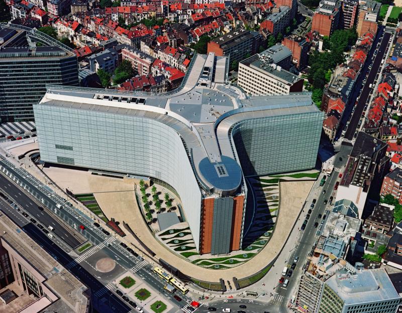 Berlaymont, het gebouw van de Europese Commissie.